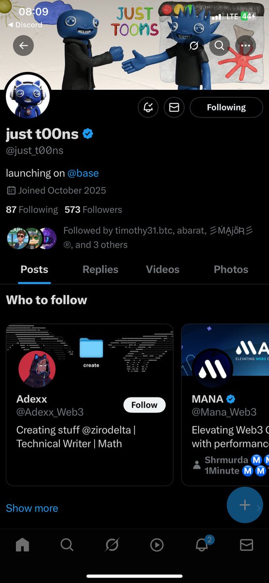 MMAraid's tweet image. Early on @base 💧 

Project: @just_t00ns 
Followers: 573

Let me know once you’ve followed!  ⬇️