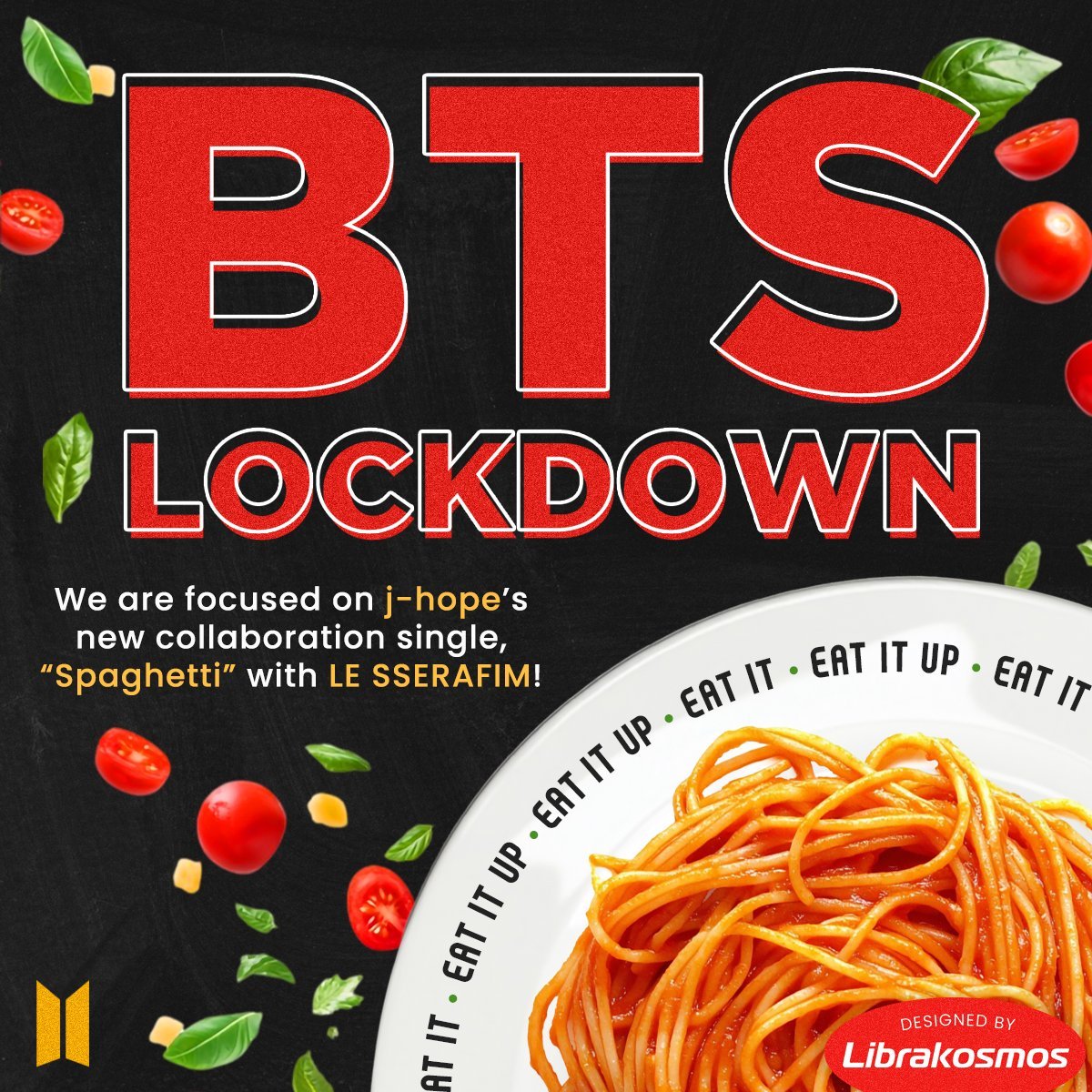 Crystal_Snow997's tweet photo. SPAGHETTI FT J-HOPE OUT TODAY
SPAGHETTI FT J-HOPE IS COMING
#LESSERAFIMxJHOPE
#EAT_IT_UP_SPAGHETTI https://t.co/Eumc8cL50d