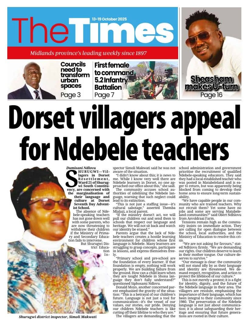 And our Shona brothers will deny this ZANU tribalism. This has been happening since 1980. Kwekwe which was Ndebele b4 1980 is now a fully fleged Shona with all jobs in the town occupied by Shonas. This systematic tribalism us ZANU's trump card