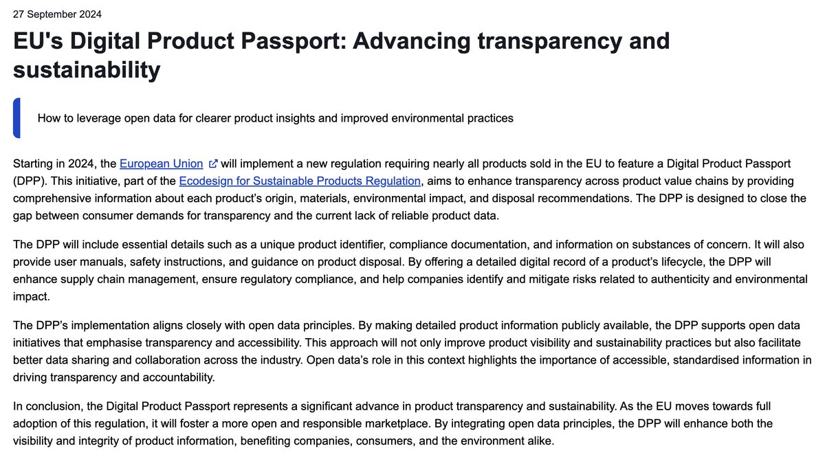 marcotomasrodr's tweet image. Nilörn $NILb.ST delivered solid results, even with their luxury packaging customers being overstocked until mid-2026.
The new EU's Digital Product Passport could be a real kicker for their RIS segment in the upcoming years.

Up 16% today