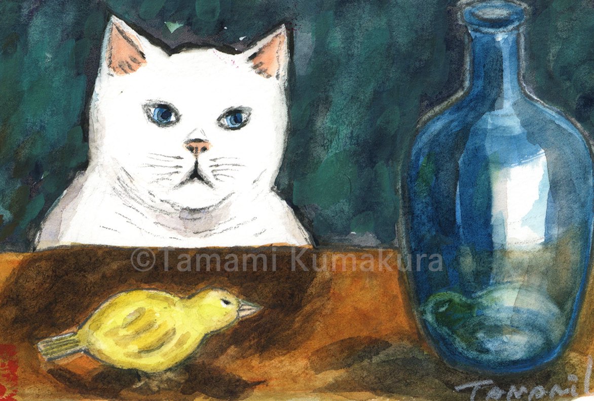 くまくら珠美さん　ポストカード原画 ポストカードセット 全4種【くまくら珠美先生コラボ】 | 新宿