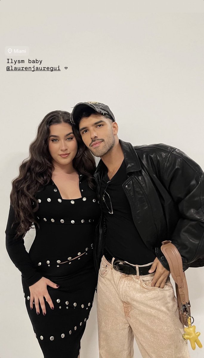 LMJUpdates's tweet image. #IG | Lauren on @leonardoloretoo&apos;s story #3