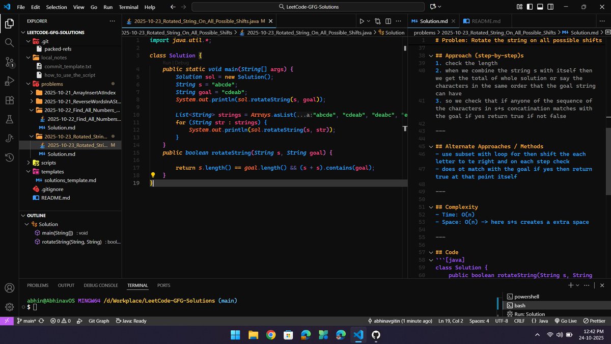 abhinavpuri_x's tweet image. DSA of the day done so early this morning!
what's left is to study nonsense for the upcoming sessional exams in my uni!
#code #DAS #documentation #Java