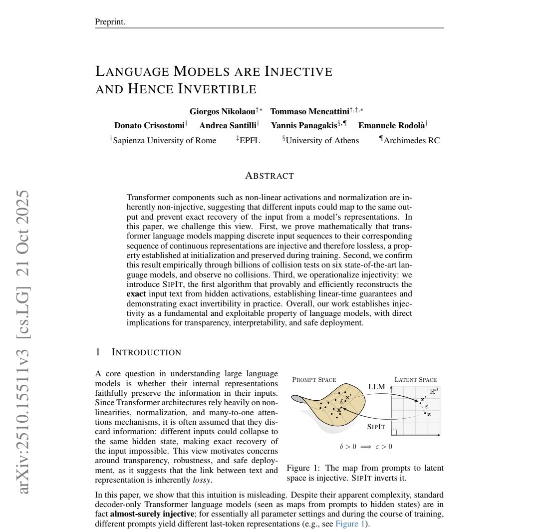 cneuralnetwork's tweet image. READING THIS PAPER
a collorary is getting back the exact prompt from the output