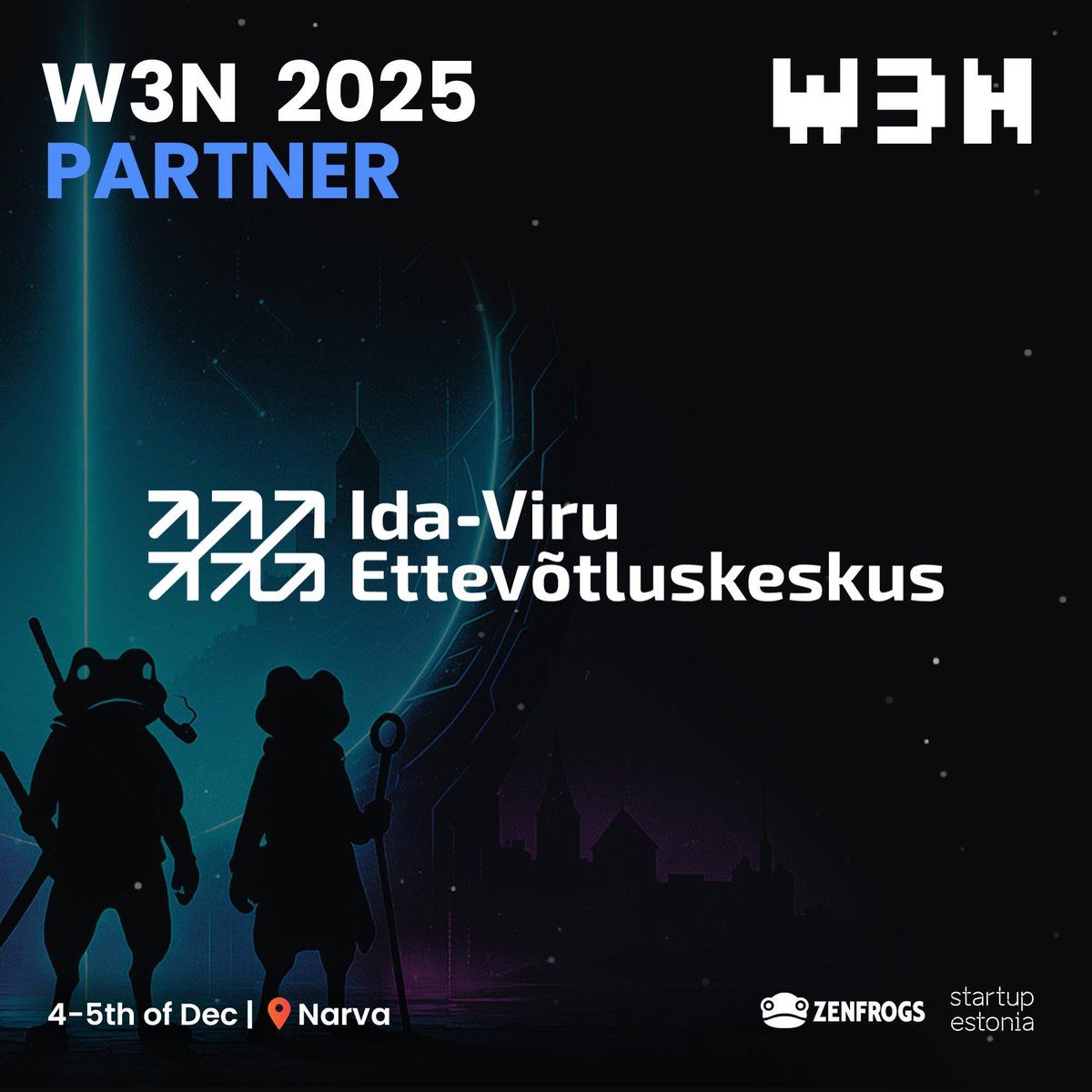 🤝 IVEK joins #W3N2025 as a partner.

The Ida-Viru Enterprise Centre plays a key role in driving entrepreneurship and innovation across the region - empowering new founders, supporting creative industries, and helping bold ideas grow into real businesses.

Together, we’re