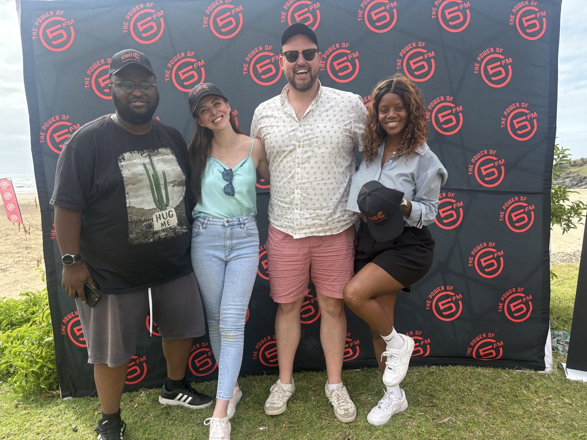 5FM's tweet image. #5Breakfast team broadcasted live with @CellC at the stunning Coffee Bay in the Eastern Cape, right next to the iconic Hole In The Wall! It’s been an epic morning filled with breathtaking views and unforgettable moments. 

Thank you for tuning in! 🤩🔥

#CellC…