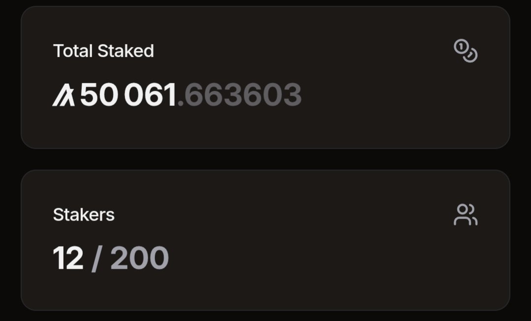 AdrienCryptoZ's tweet image. 🚀 With @pronodealgo we reached a new milestone: 50,000 $ALGO staked in the Reti pool!
Next stop: 60k 🔜
The first $PRO giveaway is coming for all stakers 🚨
With a very attractive APY, now is the perfect time to join the journey on #Algorand 🔥
reti.nodely.io/validators/174
