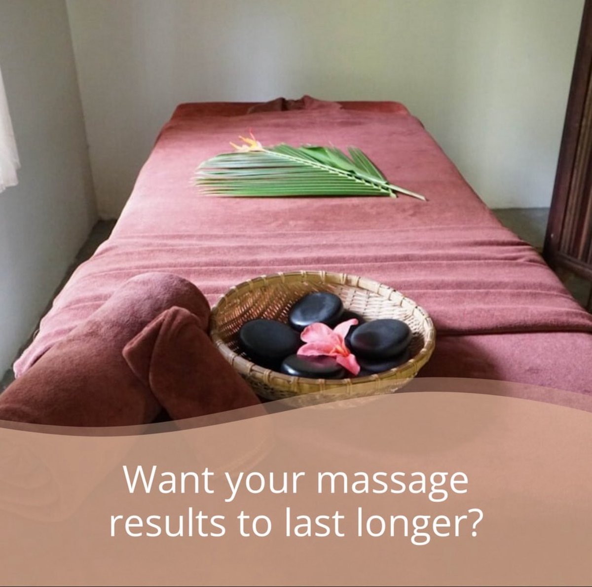 MASSAGE THERAPIST (@alice_masseuse) on Twitter photo Self-care between sessions isn't always about stretching...sometimes it's about rest.
Better sleep means better recovery, and your massage results last longer. Self-care between sessions isn't always about stretching...sometimes it's about rest.
Better sleep means better recovery, and your massage results last longer.