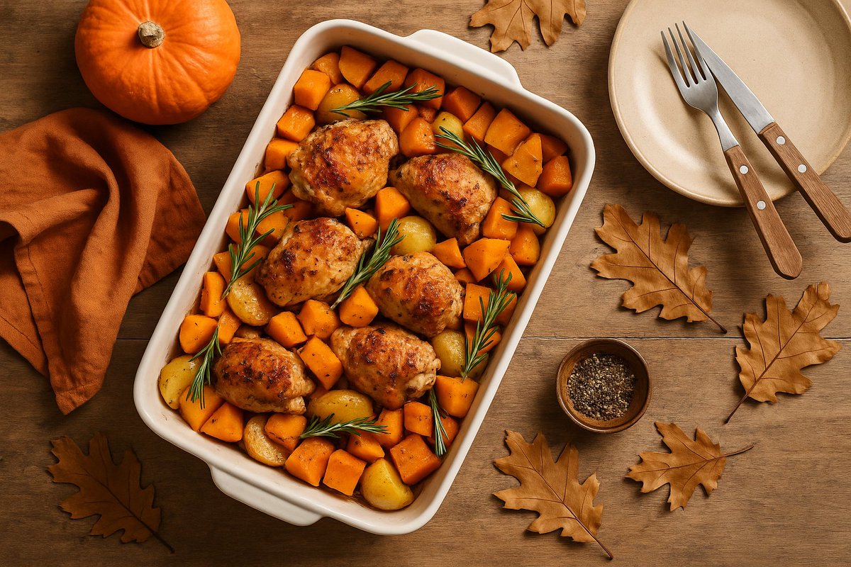 Geen inspiratie voor vanavond? 🍂

Probeer deze herfstige #ovenschotel met pompoen, kip en rozemarijn – vol smaak en voedingsstoffen, maar arm aan #vitamineK.

🔗denationaletrombosedienst.nl/client/actueel…

#trombosedienst #antistolling #gezondeten #herfstrecept #gezondekeuze