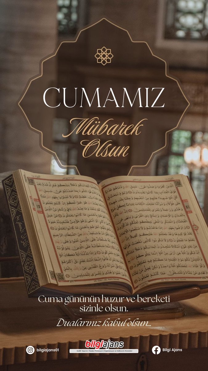 “Kim zerre kadar hayır işlerse onu görür.” (Zilzâl, 7)
Cuma, küçük iyiliklerin büyük berekete dönüştüğü gündür.
#HayırlıCumalar