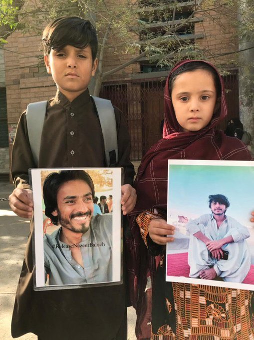 SabihaBaloch_'s tweet photo. No matter how heavy the repression in Balochistan becomes, it cannot silence the collective voice of its people. The ongoing crackdown on the Baloch Yakjehti Committee is not about law and order , it is a direct attack on those who dare to speak out against enforced disappearances and demand that the state respect its own constitution and laws.

For over seven months, five BYC leaders have been held in unlawful detention. Yet, despite their imprisonment, the state has failed to silence their conscience. Now, in a blatant display of authoritarianism, these activists are being subjected to jail trials, a practice that undermines every principle of transparency and justice.

In Turbat, our comrades Naz Gul Baloch and Syed Bibi Baloch are facing harassment through their inclusion in the Fourth Schedule, an act of intimidation designed to force them out of political and human rights work. I, too, have been named in dozens of FIRs, and my name has been placed on the Fourth Schedule, NECTA, and the Exit Control List (ECL). Meanwhile, our fellow Nazar Mari has been forcibly disappeared for two months, yet the resistance continues to grow. The state has failed to suppress the voices of Balochistan because this movement is not built on fear , its is built on the unwavering demand for justice and dignity.

On October 19, a protest was held in Quetta for the recovery of Nazar Mari. Recently, demonstrations were organized for the safe return of Wahab Baloch and Nazir Baloch, where families of the disappeared — including Naseeda Baloch, sister of Sagheer Baloch, and Saira, sister of Asif and Rasheed , demand the truth about their missing loved ones. Their courage is a testament to the strength of a people who refuse to be broken.

To those who celebrate the idea of a “hard state,” we ask: How many voices will you silence? How many mothers will you make weep? Can you silence an entire nation? What is happening in Balochistan is not merely protest — it is the eruption of a long-suppressed public anger. The more force is used to contain it, the stronger and more uncontainable it becomes.

Repression, intimidation, and false cases are not solutions. The path to peace and stability lies only in truth, justice, and respect for human rights. The immediate end to enforced disappearances, the release of political prisoners, and an end to the harassment of activists are not demands , they are moral imperatives.

Until that day comes, we will continue to raise our voices — peacefully, courageously, and relentlessly , because no amount of fear can silence the demand for justice, dignity, and freedom in Balochistan.
#ReleaseNazarMarriBaloch
#ReleaseWahabBaloch
#ReleaseNazeerBaloch
#ReleaseBYCLeaders
#EndEnforcedDisappearences