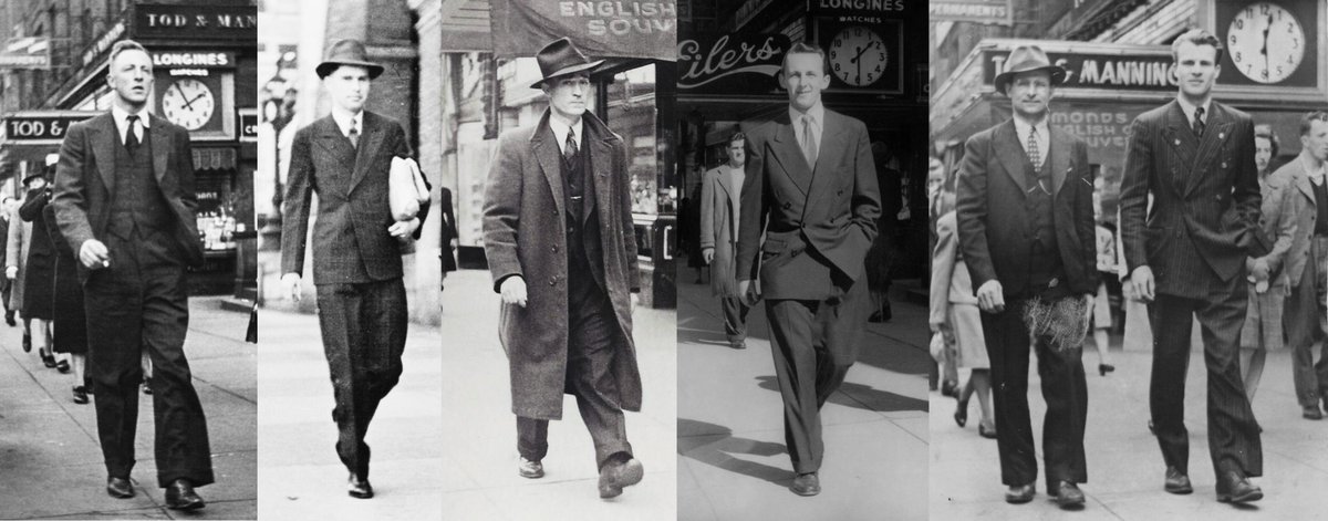 Downtown Vancouver in the 1940s