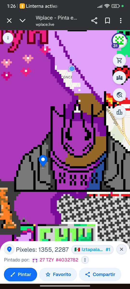 Actualización, Evelyn se puso a reparar mi bojack, está mal sombreada pero se agradece.