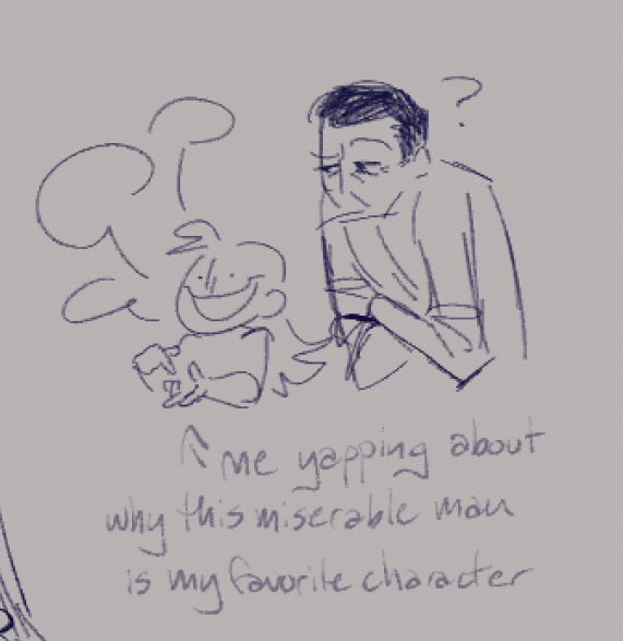 WIPs and sketches of this bar guy, love him dearly :]

#noimnotahuman #noimnotahumanfanart #barguy