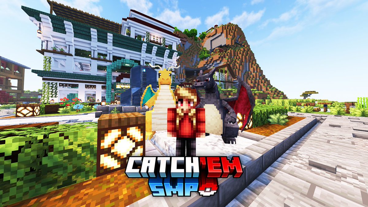 CatchEmSMP's tweet photo. You can catch and befriend some pretty cool Pokemon on Catch’Em SMP! Which Pokemon would you catch? 👀💥‼️ https://t.co/iZkEE8uzkg