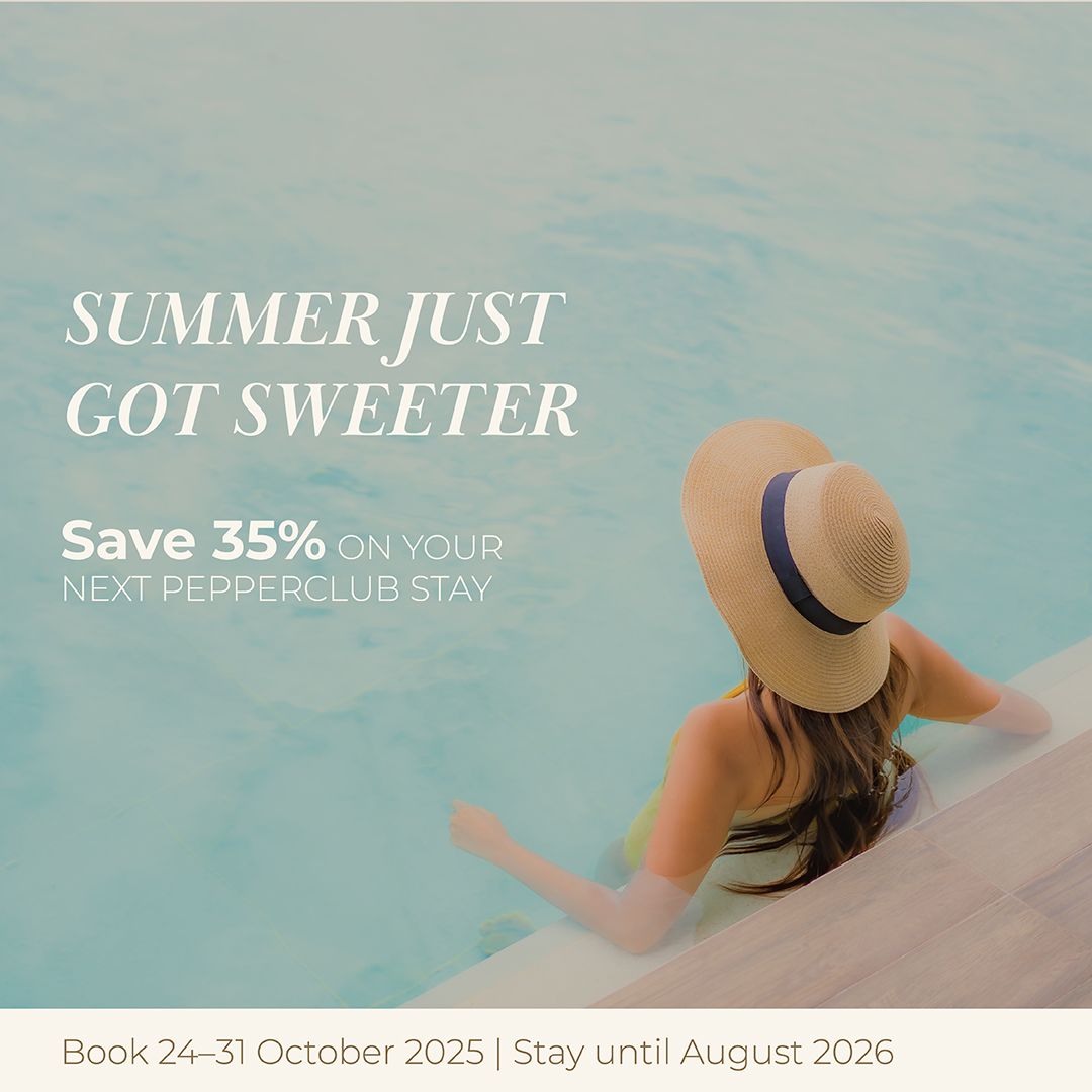 Summer in Cape Town ☀️

Save on your stay at Pepperclub Hotel — book 24–31 Oct 2025 and enjoy exclusive offers on our luxury suites.

Stay valid until Aug 2026.

#CapeTownHotel #LuxuryStay #Pepperclub
