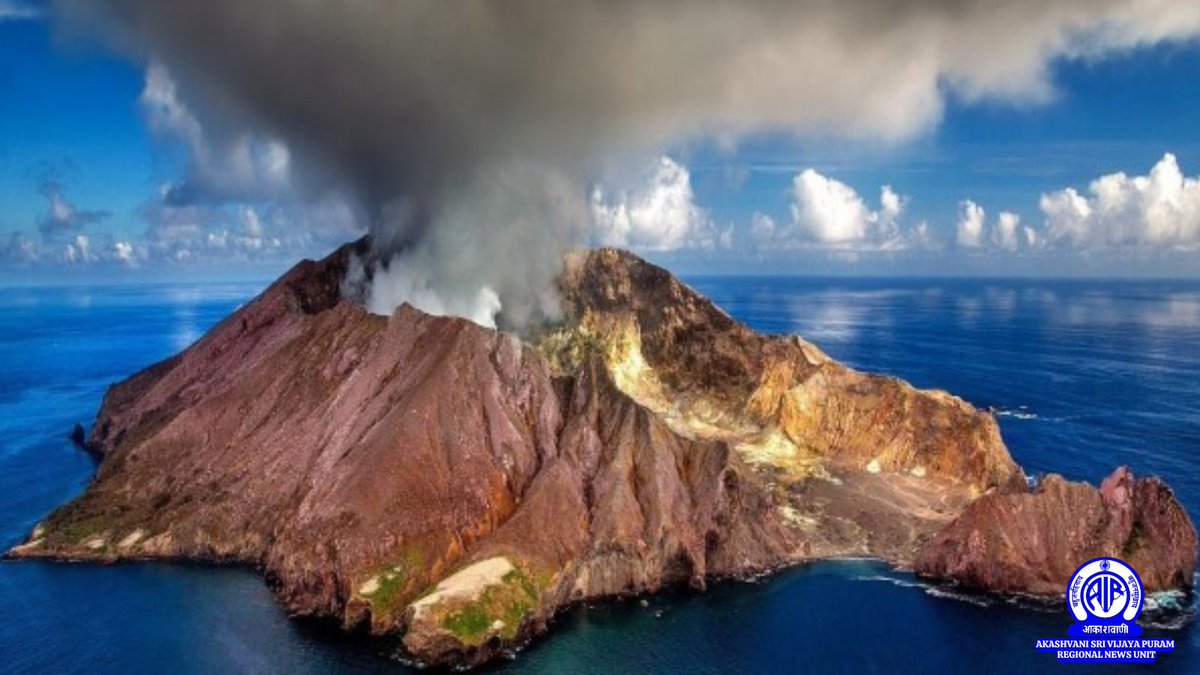 airnews_pb's tweet photo. The Directorate of Shipping Services is conducting a special cruise to Barren Island — the only active volcano in India — on 24th October 2025, aboard the passenger vessel Sindhu. https://t.co/CxdjqL04iT