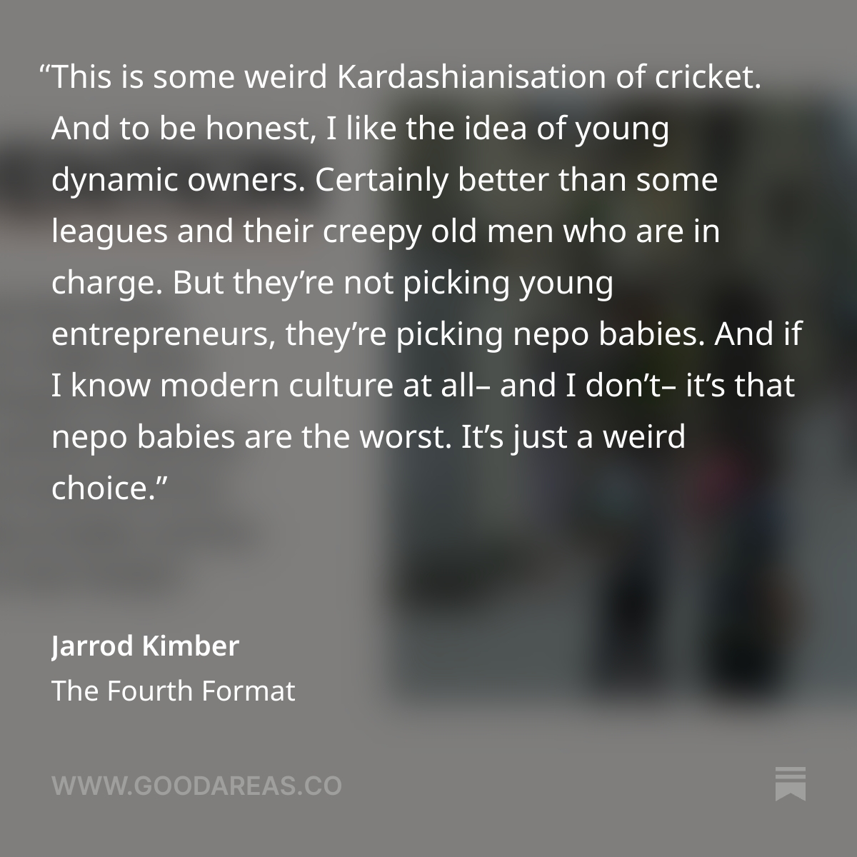 Jarrod Kimber tweet media