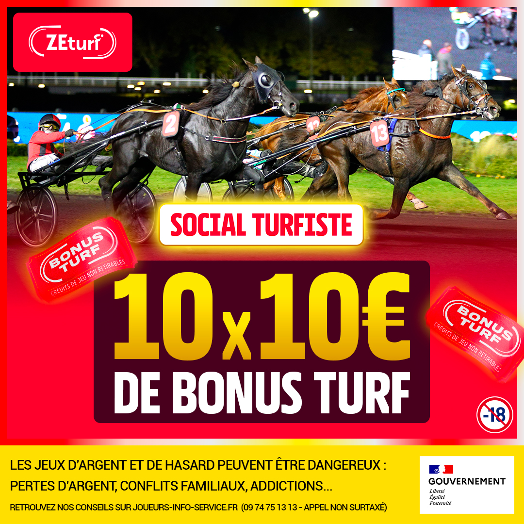 La question est simple les amis. Qui va 𝗴𝗮𝗴𝗻𝗲𝗿 𝗹𝗲 𝗭𝗘𝟱 𝗢𝗿𝗱𝗿𝗲 du jour à Vincennes ? 🥇

🤩 10x10€ de bonus turf ! 
❤️ Follow <a href="/ZEturfFr/">ZEturf 🔞</a> + RT &amp; Likez la publication + Votre réponse en com'.
⏳ TAS : 25/10