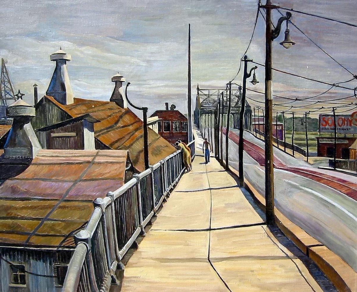 Beatrice Cuming (1903-1974) Bridge, 1940.