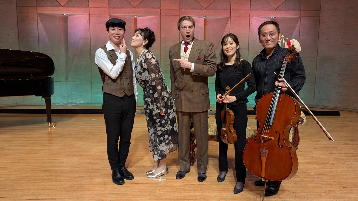 皆様、今日はいずみホールにお越し下さり、誠にありがとうございました！キャストの皆さんにも心より感謝いたします！とても楽しい「スザンナ」でした😊（楽しかったといいです🫣）