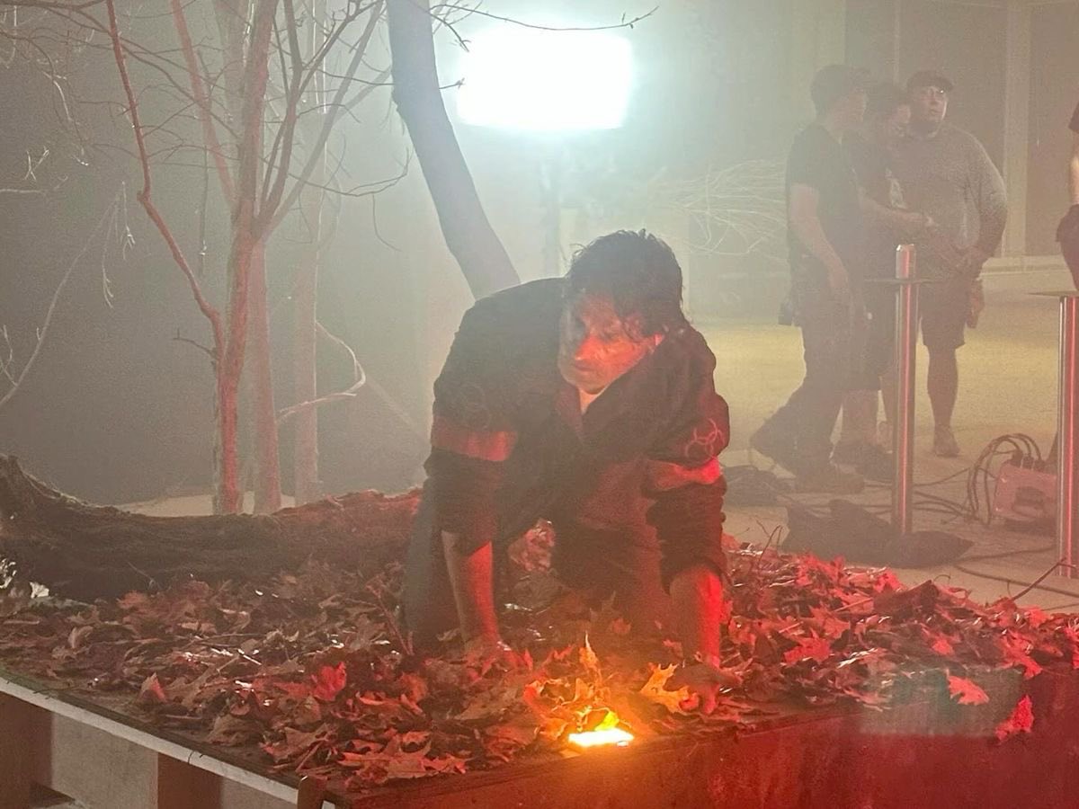 Andrew Lincoln (behind the scenes) of filming in the forest🌲 #TheOnesWhoLive #AndrewLincoln