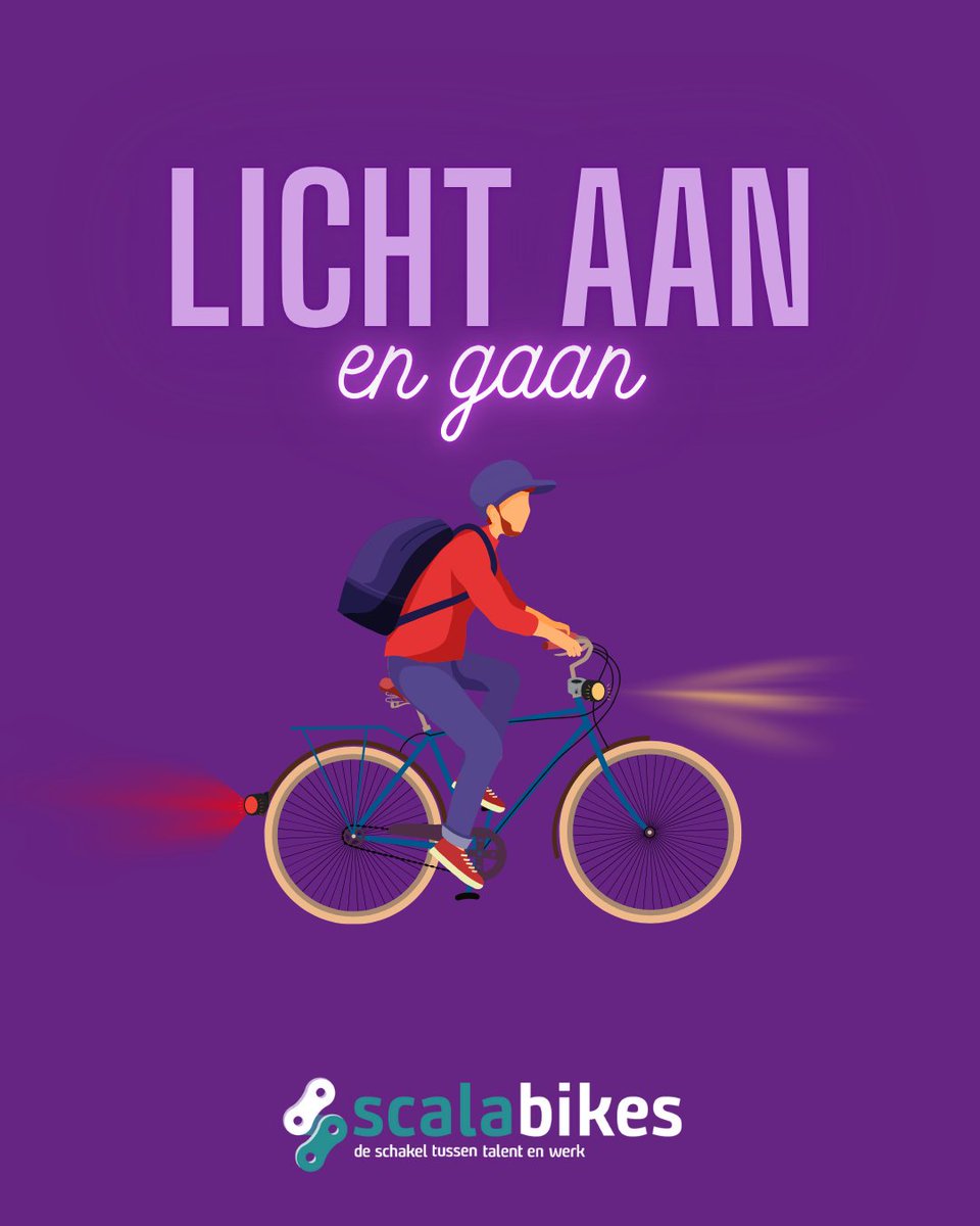 Goed Gezien: met de veiligheidscheck van Scalabikes kun je met dagen in wintertijd veilig verlicht de weg op. 's Morgens en 's avonds. Vrijdag tussen 15.00 en 17.00 uur is de check gratis.

fiets-kenniscentrum.nl/fietshub-presi…

#arnhem #mobiliteit