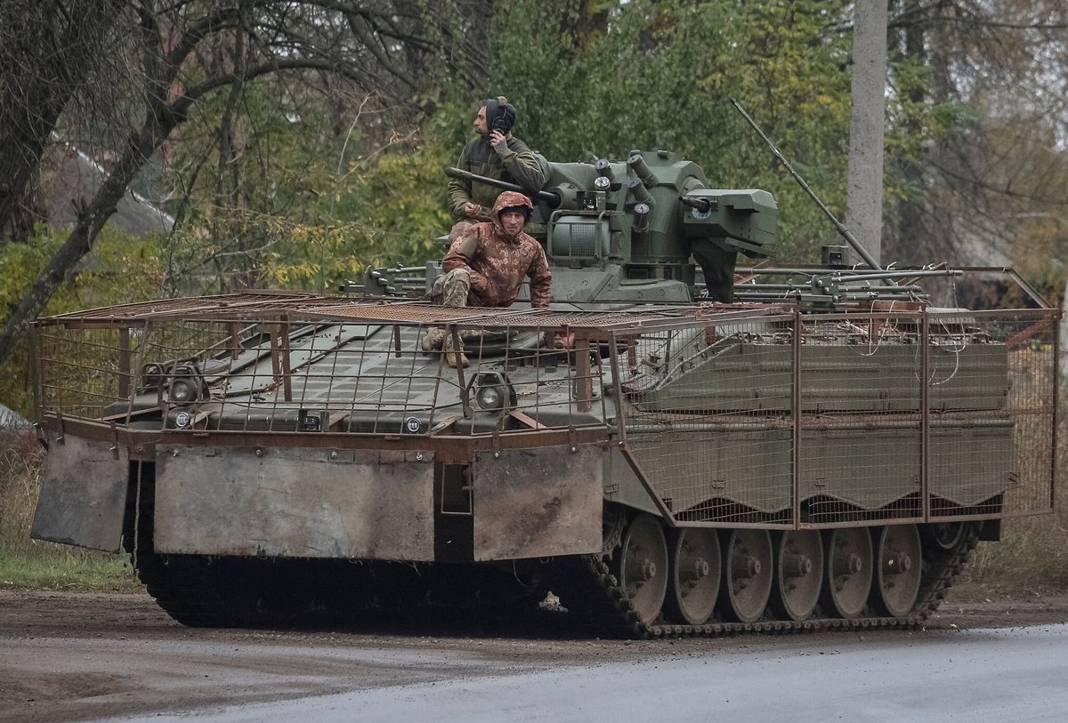 trip_to_valkiri's tweet image. Marder 1A3 IFV in Ukrainian service, Fall 2025 period.