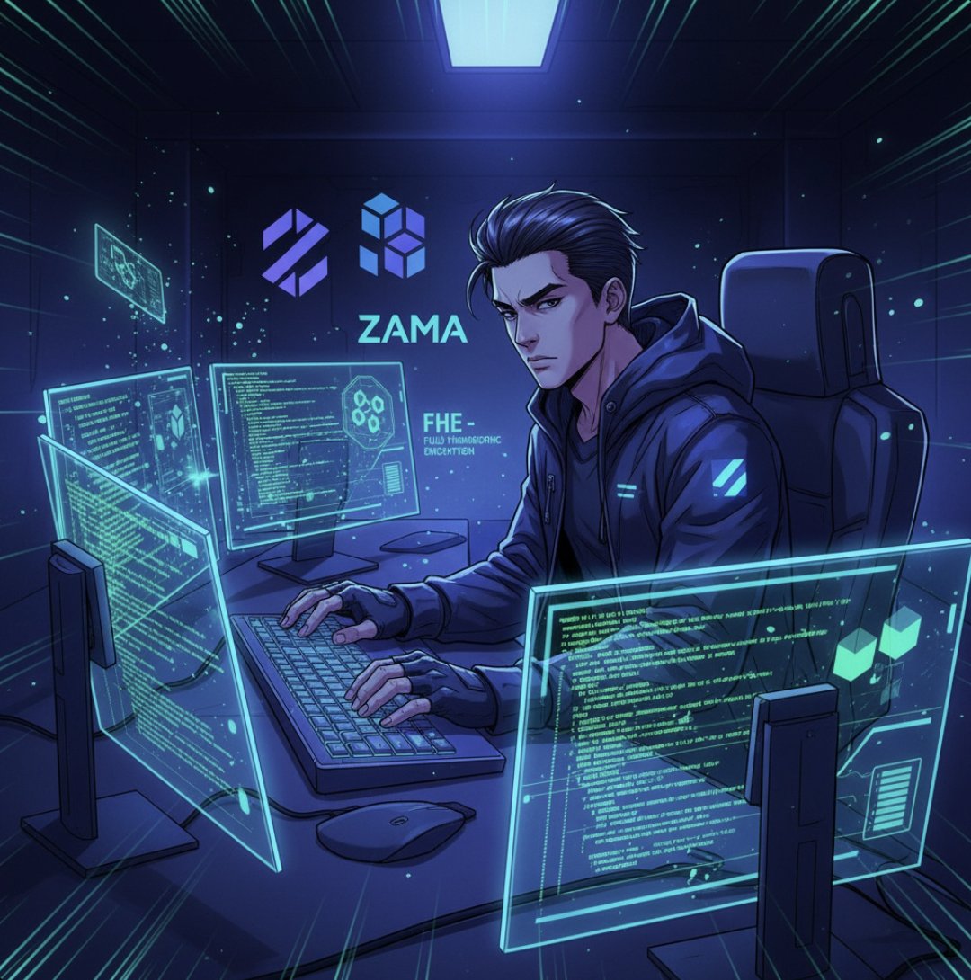 bigcatfats's tweet image. You can’t stop people from seeing the blockchain.
But you can stop them from seeing your data.
That’s why @zama_fhe built FHE - compute privately, stay public.
#FHE #ZamaCreatorProgram