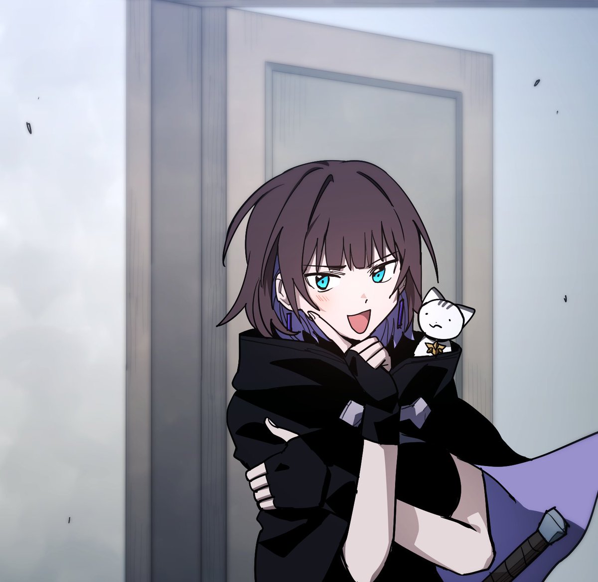 J00H0NG's tweet image. 지난주에 깜빡한
&amp;lt;그냥 고양이&amp;gt; 49화(웹툰 본편

comic.naver.com/webtoon/detail…