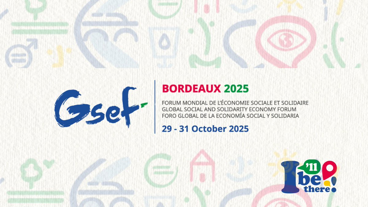 🗣️ We will also speak at two workshops!

Workshop: Cooperating for the common good: corporate territorial responsibility
📅 Wed 29 Oct 2025, 16:30–17:30

Workshop: Entrepreneurship together and differently: youth cooperatives
📅 Fri 31 Oct 2025, 9.00–10.00