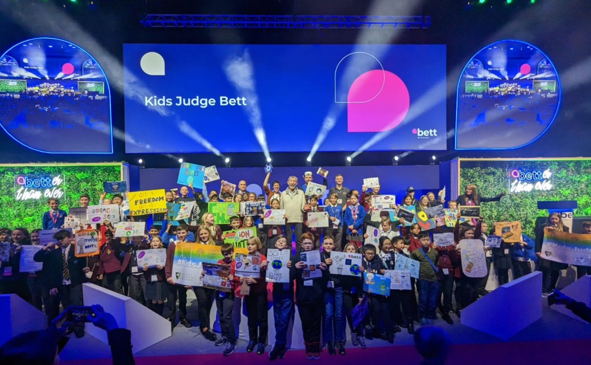 LEOacademies's tweet image. 📢 Sign up your pupils to be judges for the day!
#KidsJudgeBett is back for another year. This great event, involving schools from across England, returns to @Bett_show on 23rd January 2026.
👉 uk.bettshow.com/kids-judge-bett
We loved taking part in 2025.👇