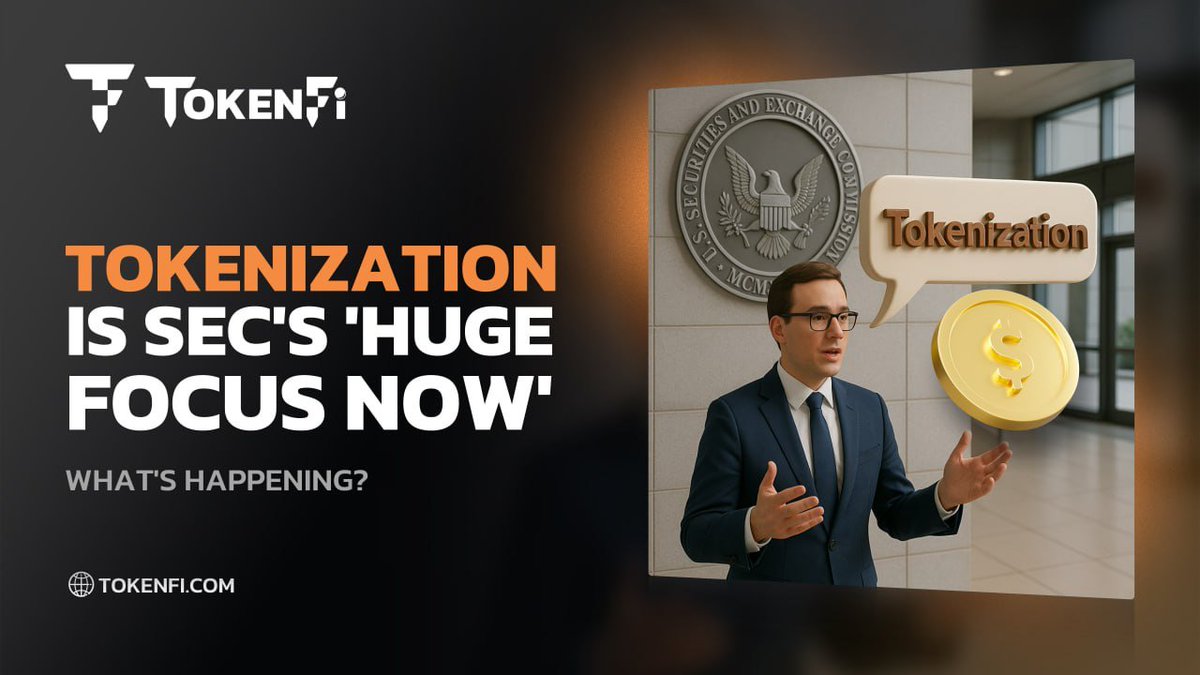 tokenfi's tweet image. The SEC just called tokenization a huge focus, with Commissioner Hester Peirce outlining work on distribution, transactions, and custody.
Here's what it means for markets right now:
blog.tokenfi.com/tokenization-i…