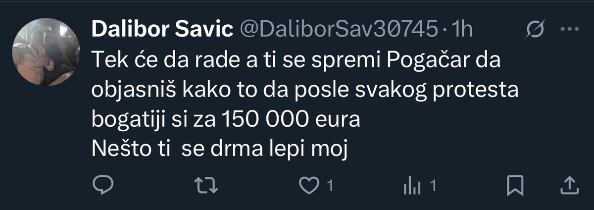 Pošto je bilo 40 000 protesta u Srbiji samo u ovoj godini, to znači da se pridružujem Masku i Gejtsu po bogatstvu, dakle upola ko bata Andrej. 😂