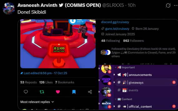 Cruisezy Playz tweet media