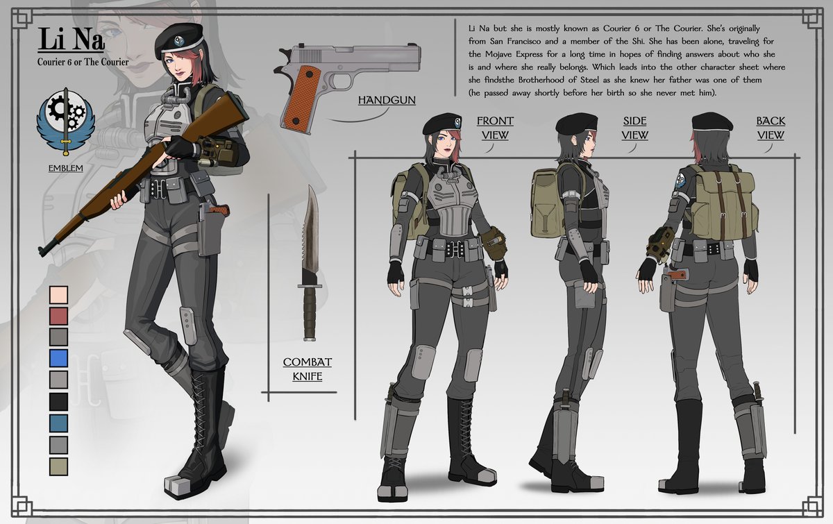 NeonLaboratory's tweet image. Character sheet for Li Na

#charactersheet #neonlab #oc