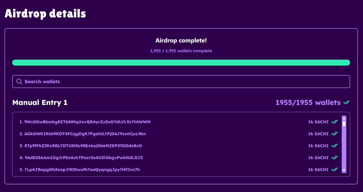 Sachi Coin tweet media