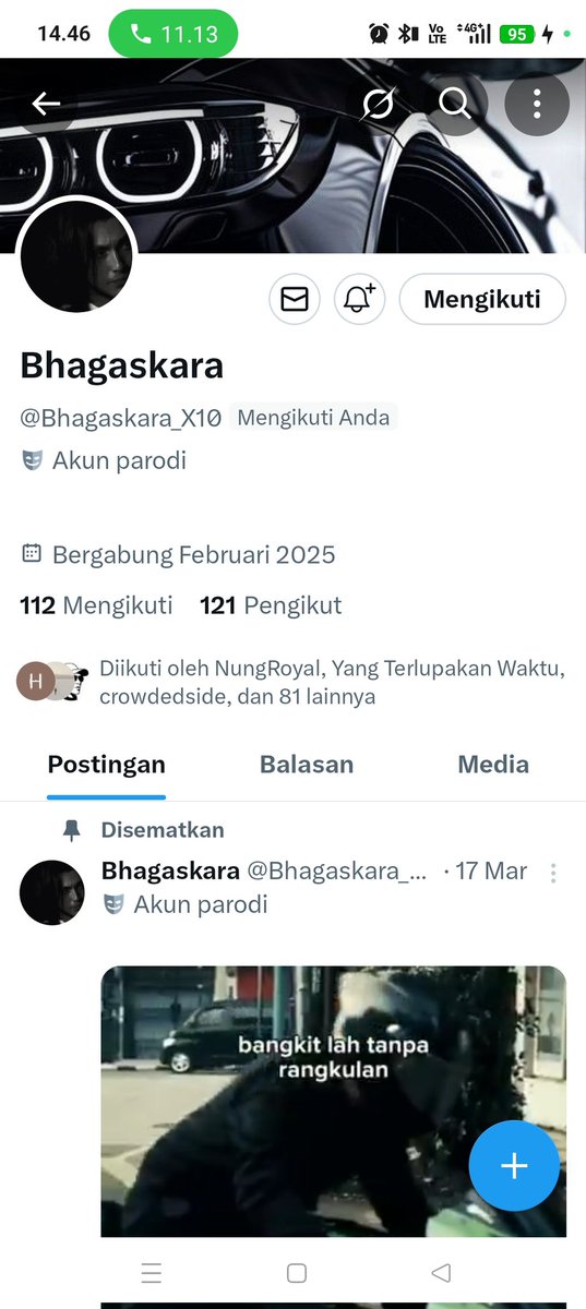Silahkan follow akun ini 
👉 <a href="/Bhagaskara_X10/">Bhagaskara</a> 
Bantu RT ya 
Thanks 🤝😇