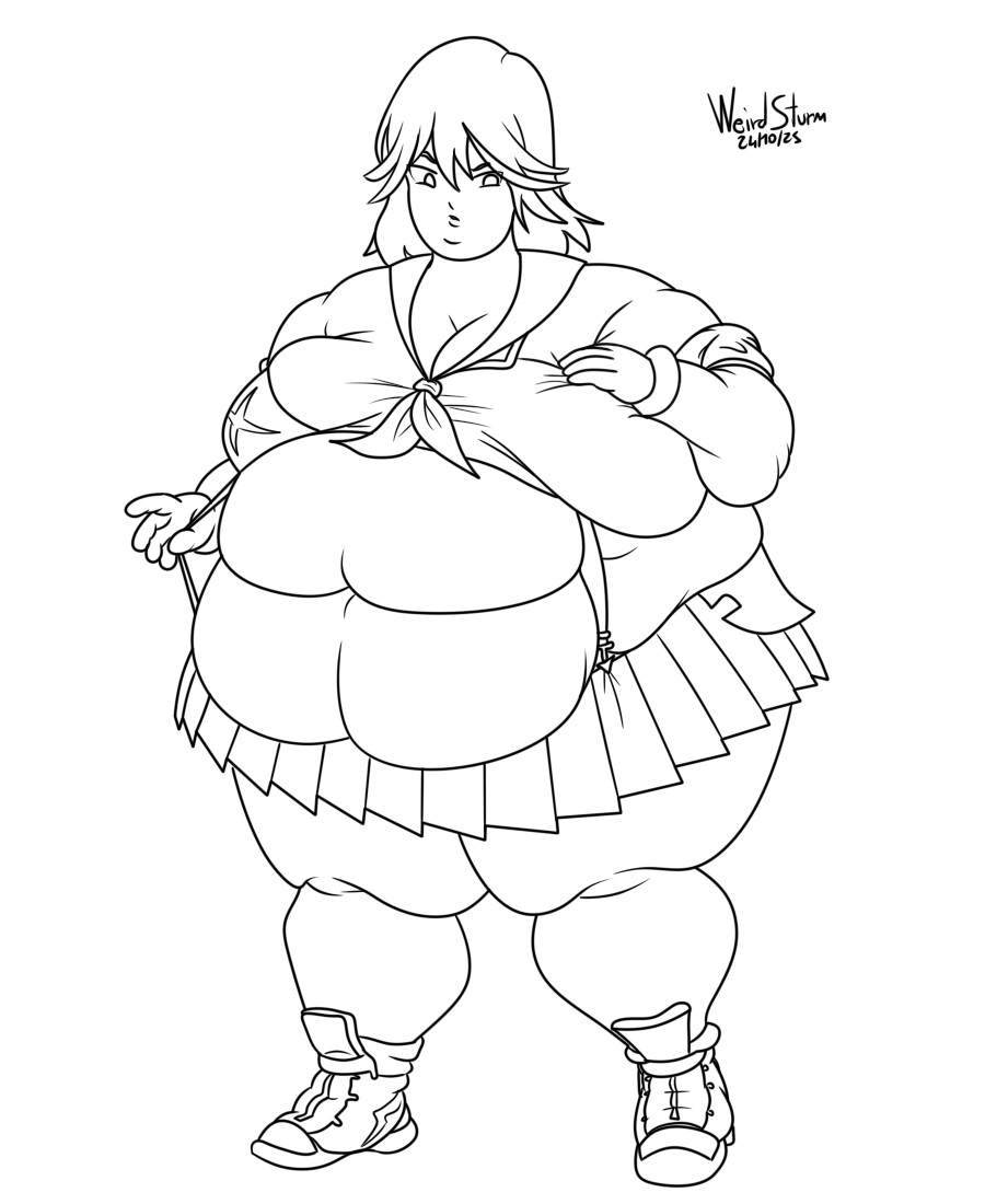 Inktober 24: Rowdy
Ryuko Matoi from Kill la Kill
I could gave her a more "action" pose for this prompt...
Oh well, I know I put what really matters for you ;D