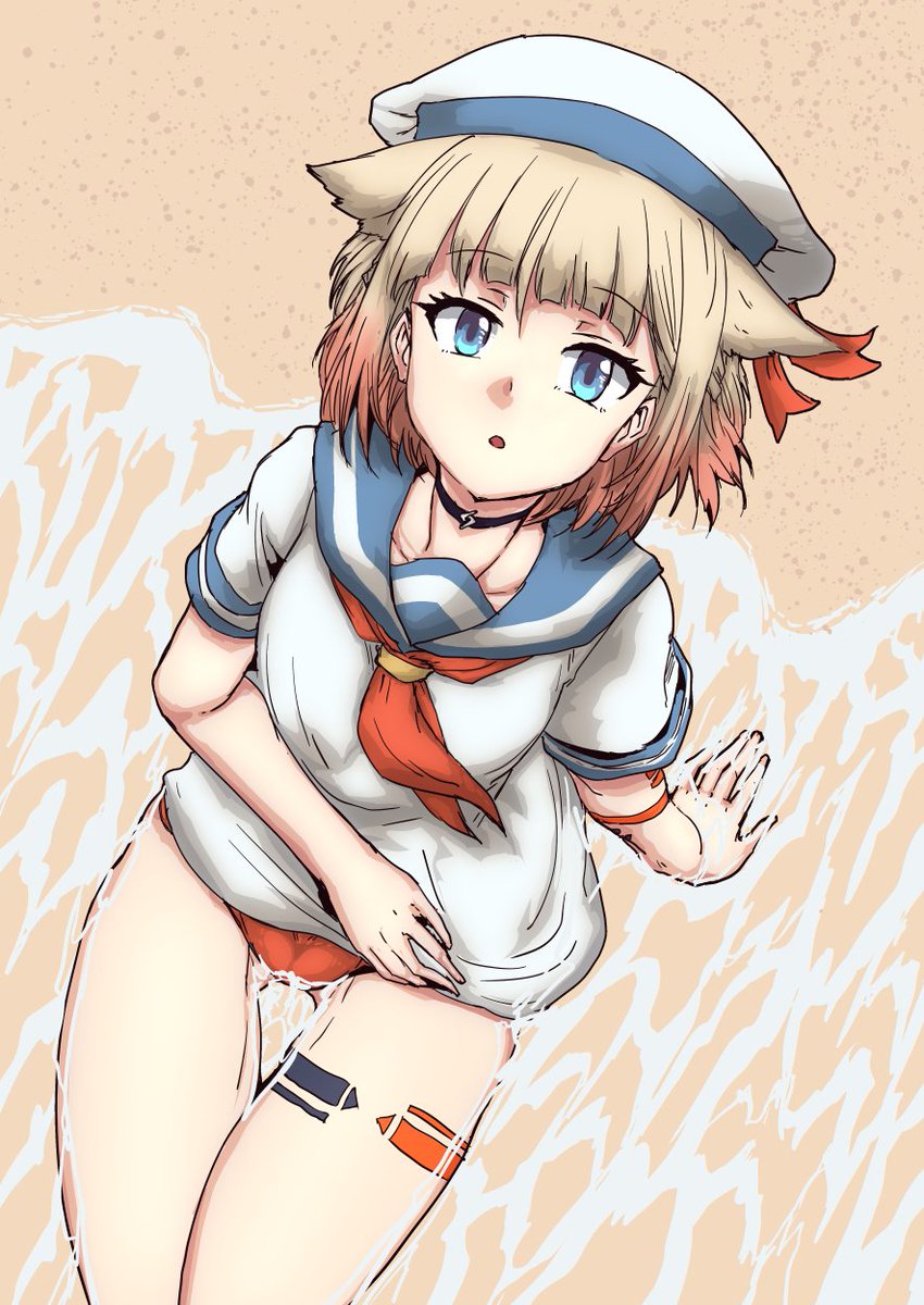 今日の日課はセーラー水着OИEちゃんです 