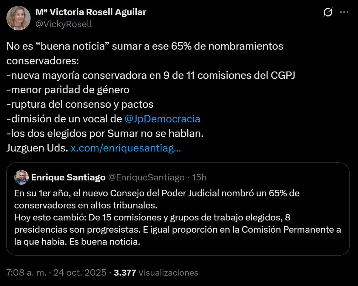 Enrique Santiago marca Sumar, embustero.
Han vuelto a entregar todo el poder al PP y encima toman a la gente por imbécil.
Todo esto silenciado por sus patrocinadores del estercolero Ferreteriano.