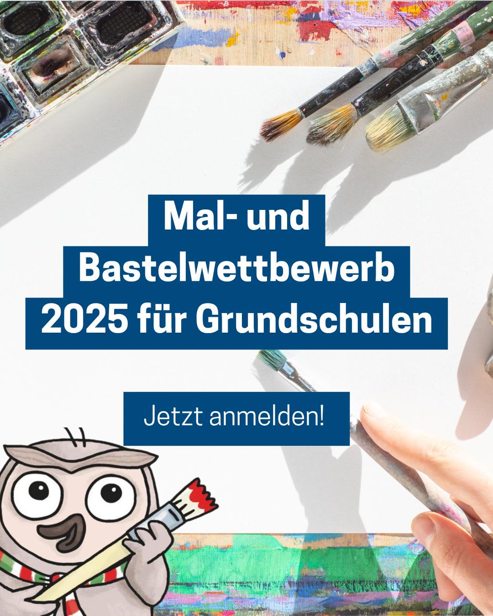 Der Mal- und Bastelwettbewerb für Grundschulen ist gestartet! Einsendeschluss für die Werke ist der 2. Dezember 2025.

ℹ️ Alle Infos &amp; Anmeldung:
👉 landtag.nrw.de/home/aktuelles…