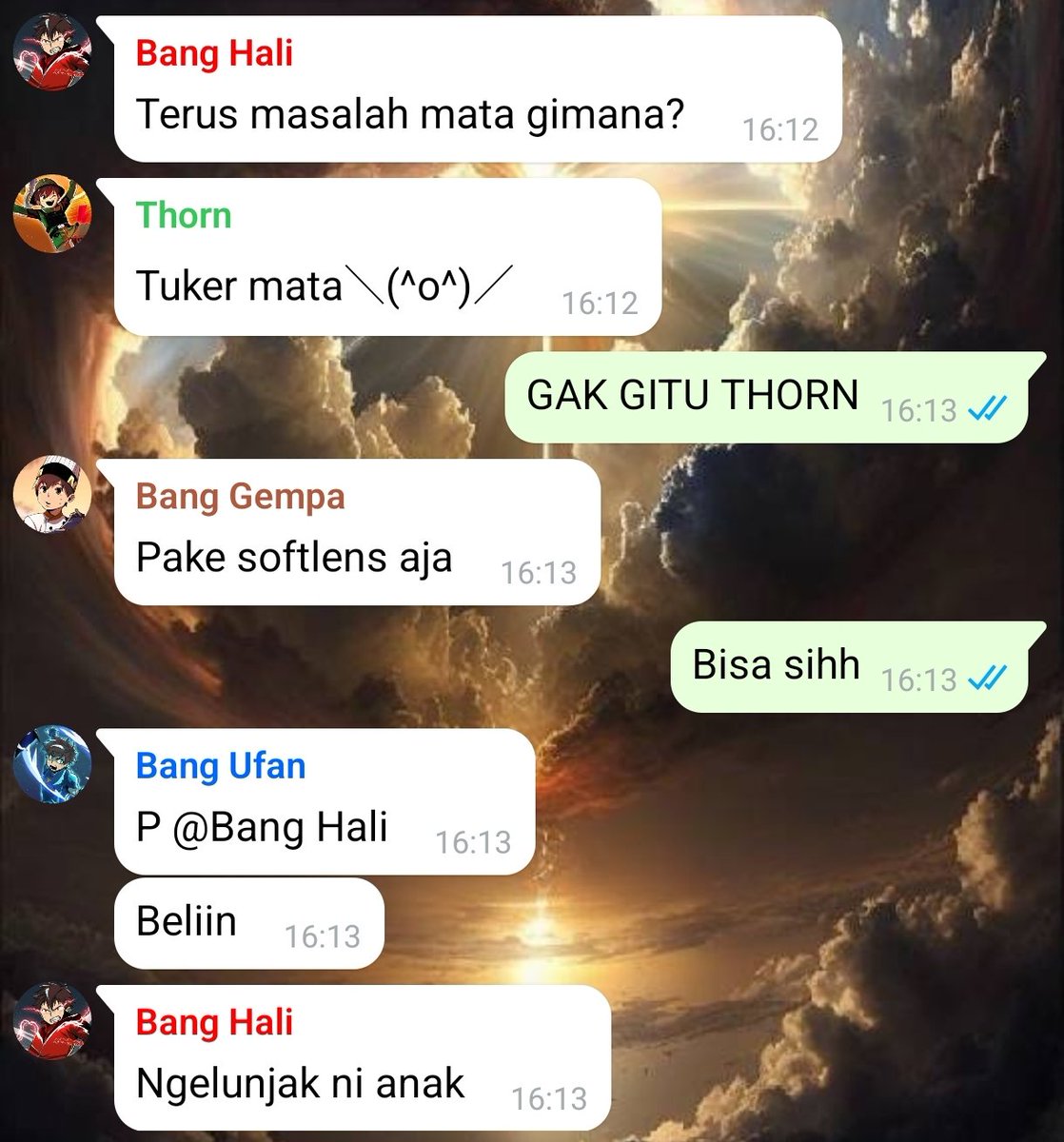 Langit Ganteng☁ k/ia | AU di link, OP COMM 📌|🍉✊ tweet media