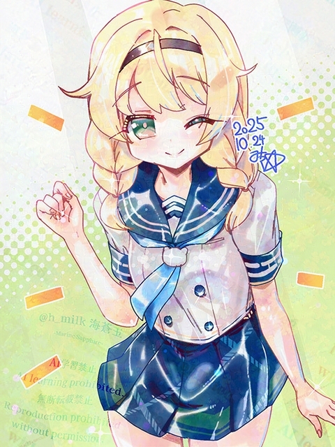 制服なござるさんかわよっω、
#いろはにも絵を 