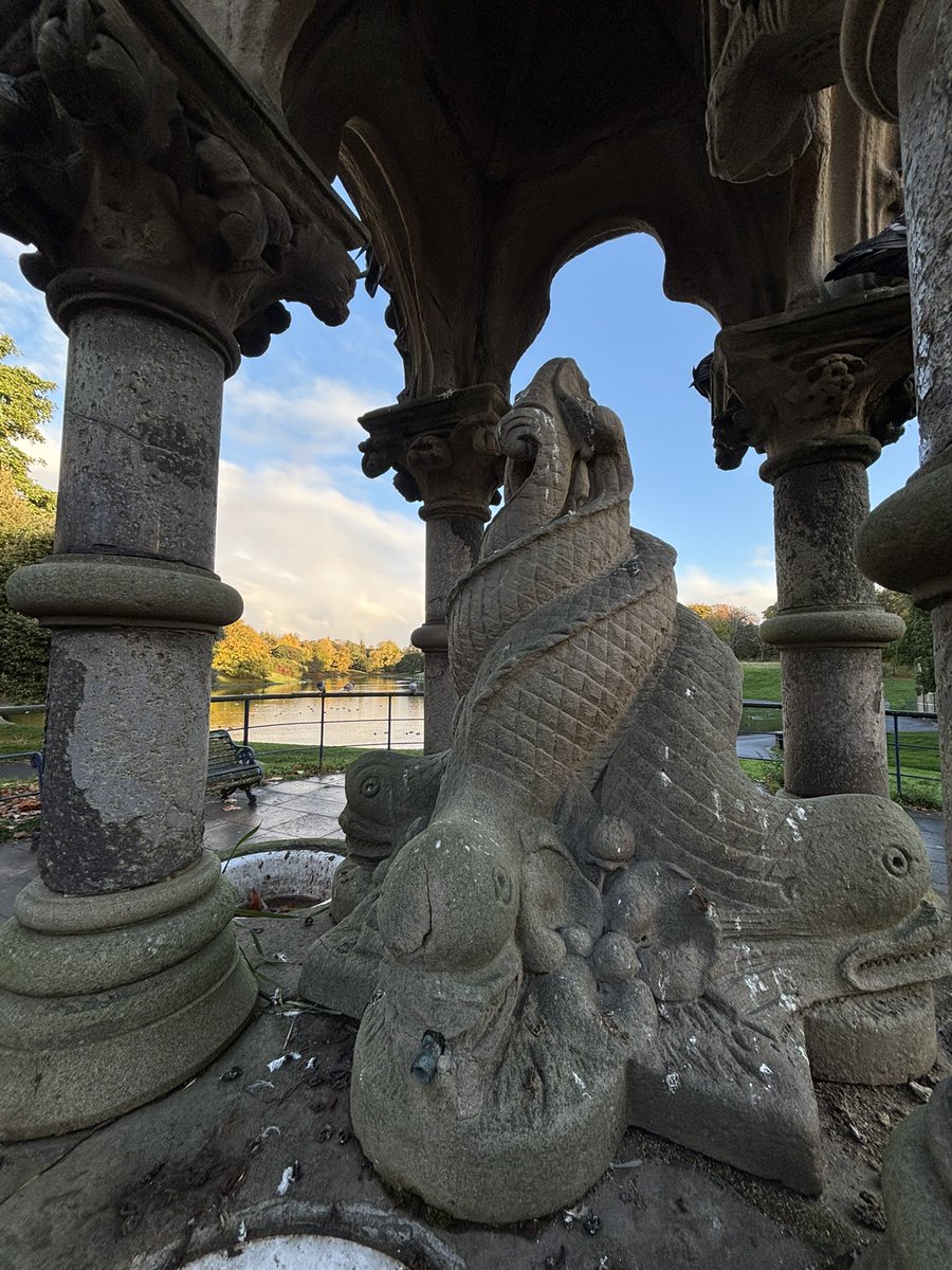 chamiltonbbc's tweet image. It’s easy to walk past or take for granted the historic details in our communities. I love this gothic drinking fountain in Sefton Park, built in 1870 and gave ordinary people the chance to drink clean water!