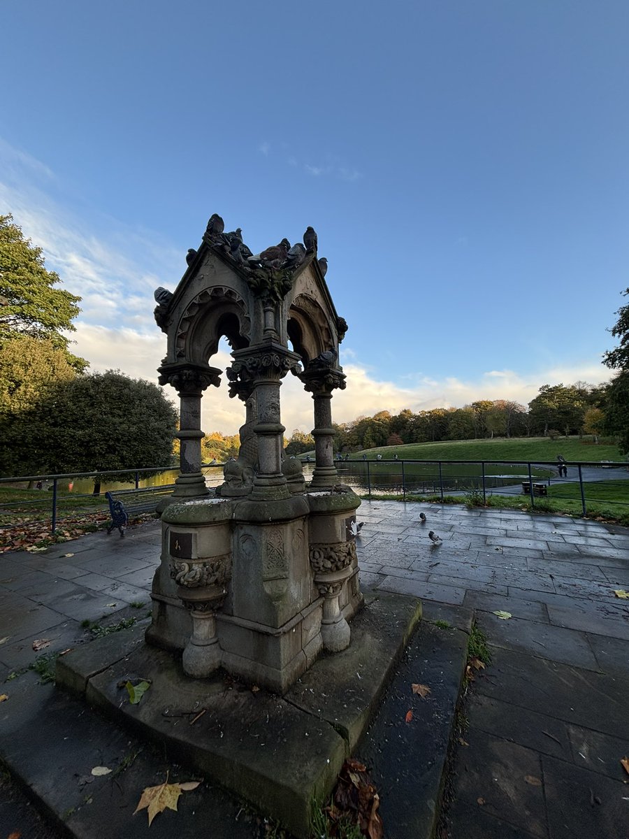 chamiltonbbc's tweet image. It’s easy to walk past or take for granted the historic details in our communities. I love this gothic drinking fountain in Sefton Park, built in 1870 and gave ordinary people the chance to drink clean water!