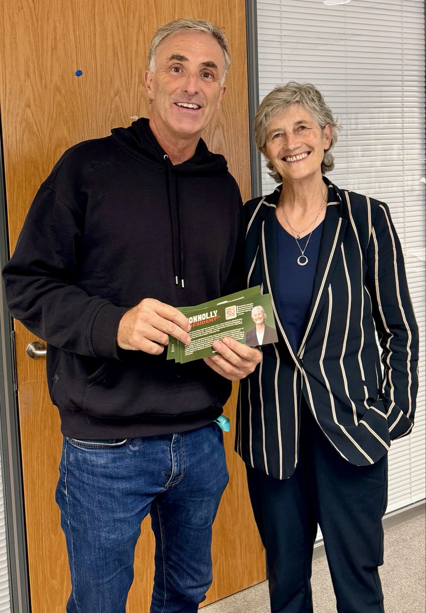 Polls open until 10pm

Today we can elect a strong, independent voice as
President.

A President who will represent Ireland with pride, courage,
and integrity.

A President who will work to shape a new, united Republic.

Today, vótáil Catherine Connolly 1.