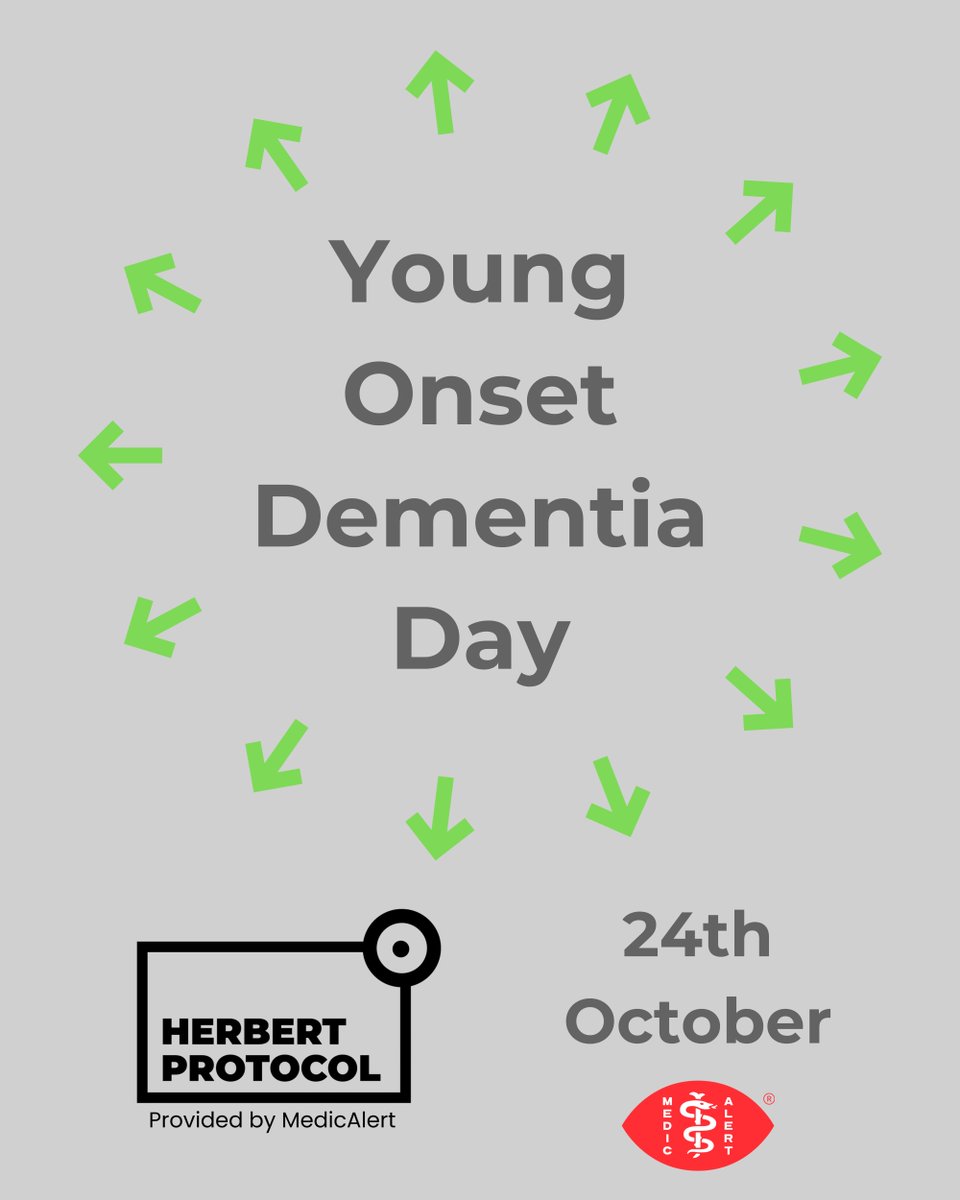 HerbertProtocol's tweet image. Today is Young Onset Dementia Day! The condition is becoming more of an issue in the UK and something that needs more awareness.

Signing up for the Herbert Protocol early means that you are always prepared for any situation