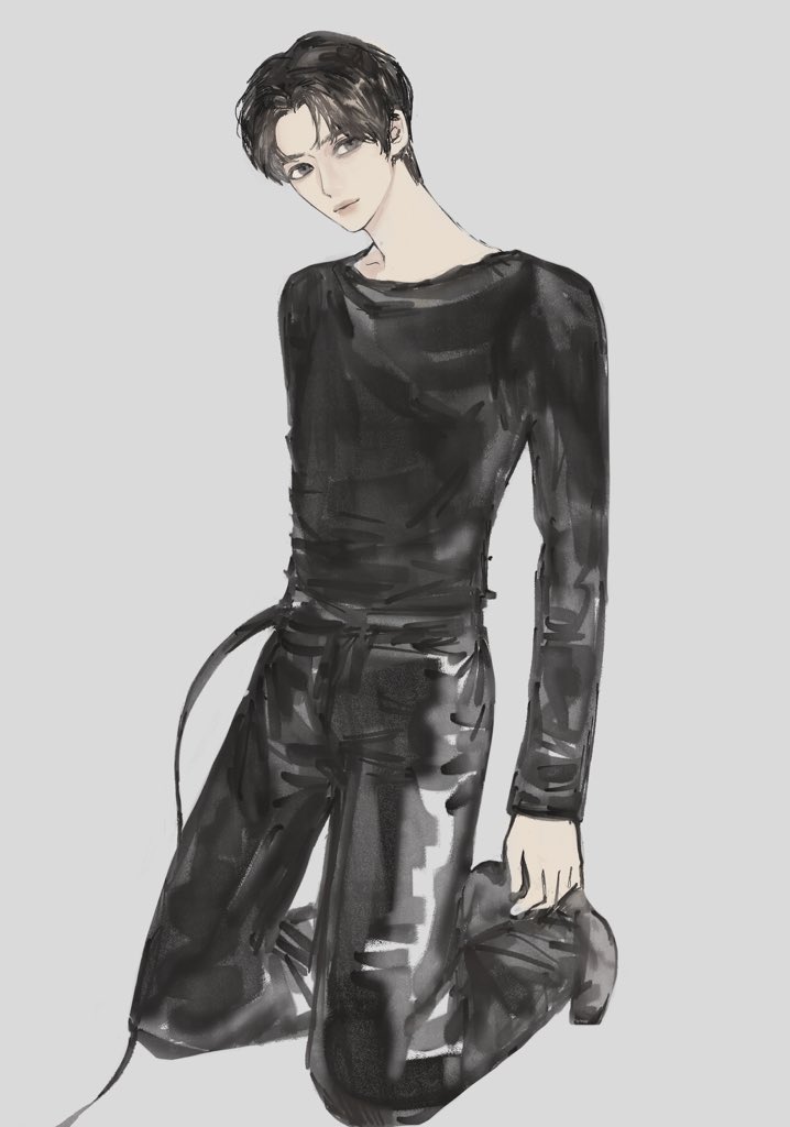 WWDLB_'s tweet image. ⚪️⚫️
#TXT #TXTfanart #yeongyu #연밤