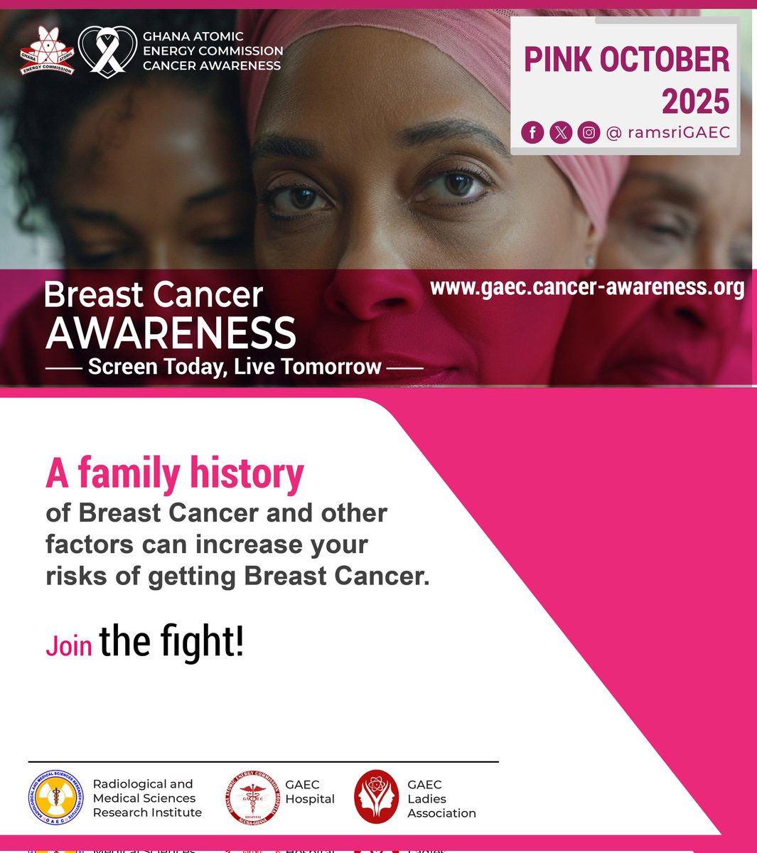 𝐏𝐢𝐧𝐤 𝐎𝐜𝐭𝐨𝐛𝐞𝐫  - 𝐁𝐫𝐞𝐚𝐬𝐭 𝐂𝐚𝐧𝐜𝐞𝐫 𝐀𝐰𝐚𝐫𝐞𝐧𝐞𝐬𝐬 𝐌𝐨𝐧𝐭𝐡 - DAY 24🎗 
Know the signs. Check yourself. Spread awareness
#BreastCancerAwareness #EarlyDetection #thinkpink